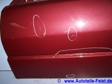 Tür links VW Corrado rot ohne Türgriff clean