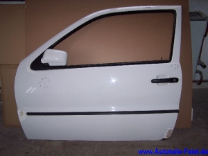 Tür vorn links VW Polo 6N 3-trg. weiss MFH Scheibe