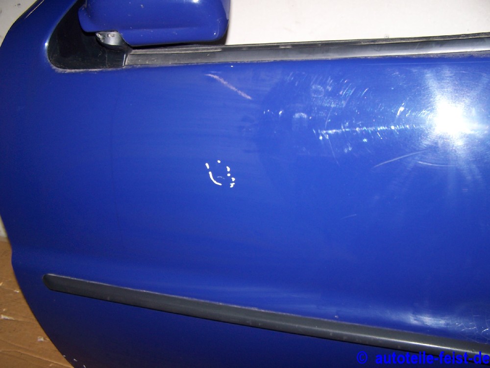 Tür vorn links VW Polo 6N blau mit Scheibe MFH Bj.94-99 5-trg.