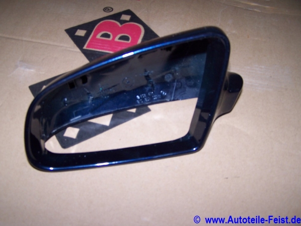 Spiegelkappe für Aussenspiegel links Audi A4 8E B6 B7 8E0857507B blau A3 8P A6 4F